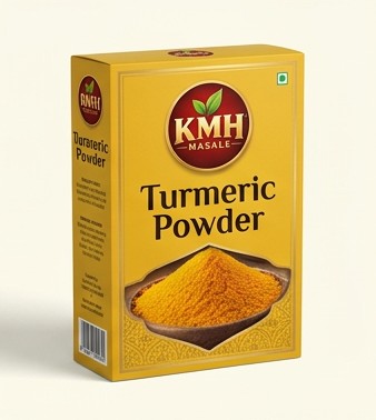 KMH Masale Turmeric Powder packaging